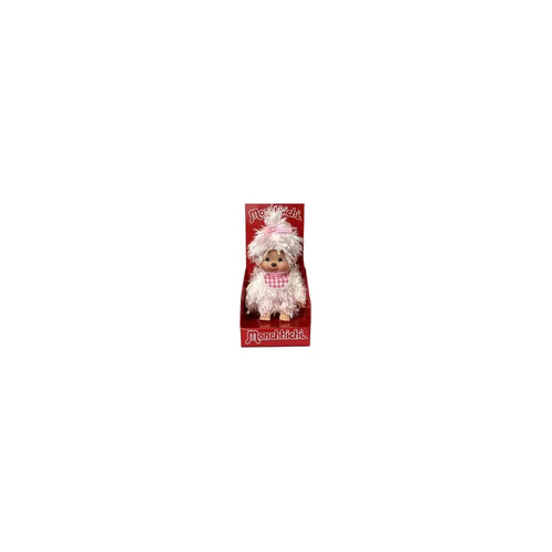 Monchhichi 20cm fluffy pink - monchhichi,