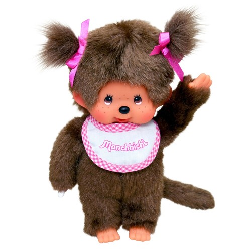 Monchhichi classic girl - girl, pink